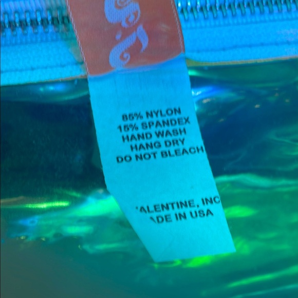 Iridescent Blue and Silver Lace-Up corset - Picture 3 of 6